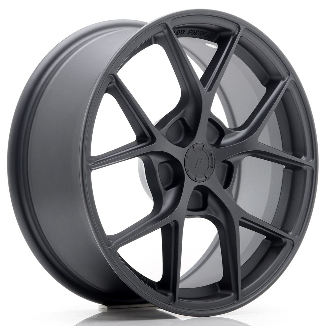JR Wheels SL011770F15X2072MGM - SL01 17x7 ET20-40 5H BLANK Matt Gun Metal