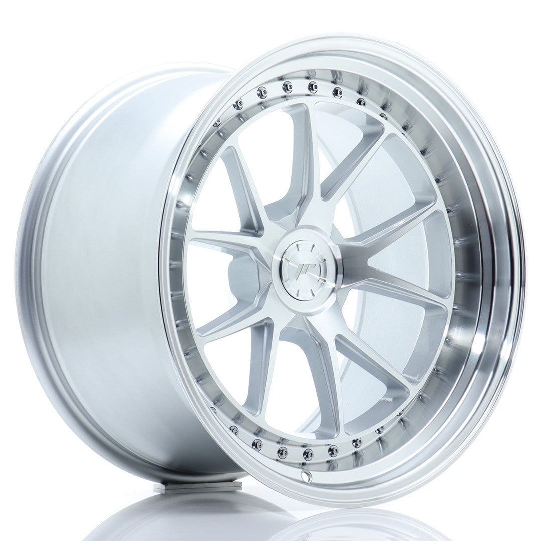JR Wheels JR391911F35X0072SM - JR39 19x11 ET0-25 5H BLANK Silver Machined Face