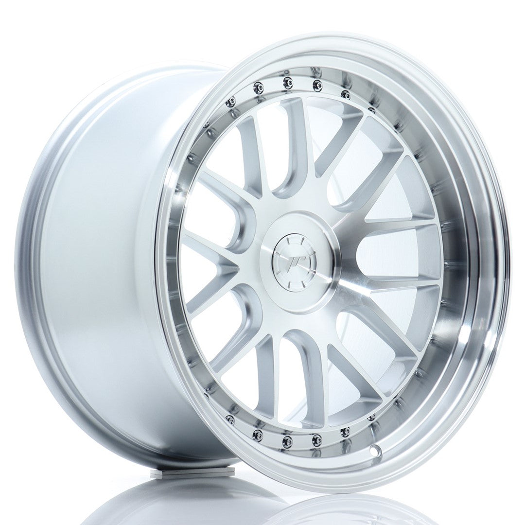 JR Wheels JR4019115X1572SM - JR40 19x11 ET15-22 5H BLANK Silver Machined Face