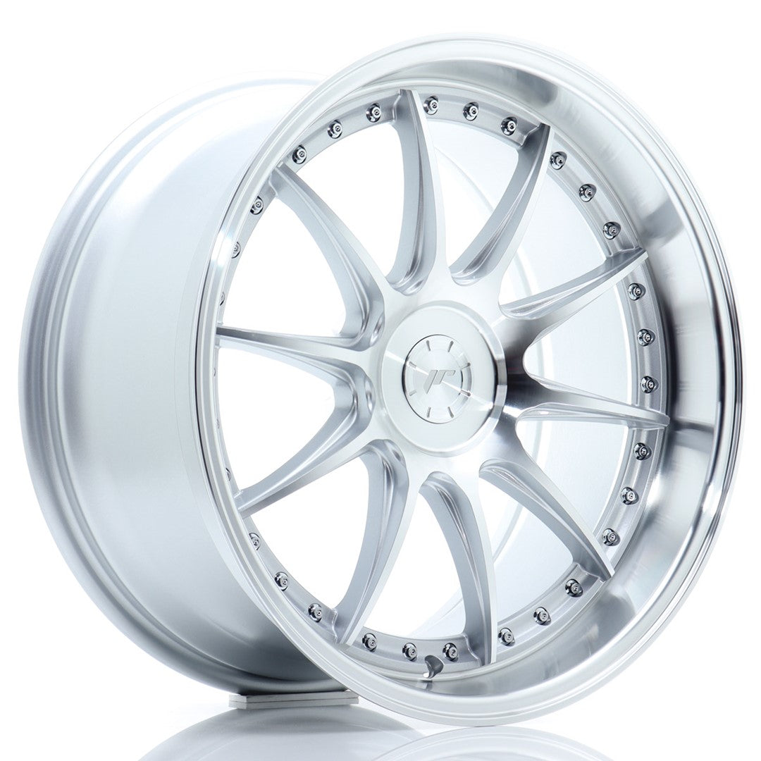JR Wheels JR4119955X1272SM - JR41 19x9,5 ET12-22 5H BLANK Silver Machined Face
