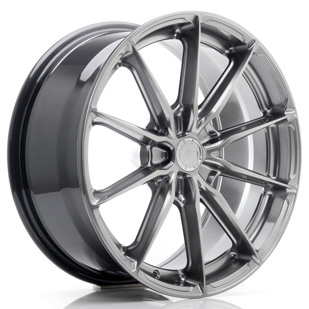 JR Wheels JR3718805X2072HB JR Wheels JR37 18x8 ET20-45 5H BLANK Hyper Black