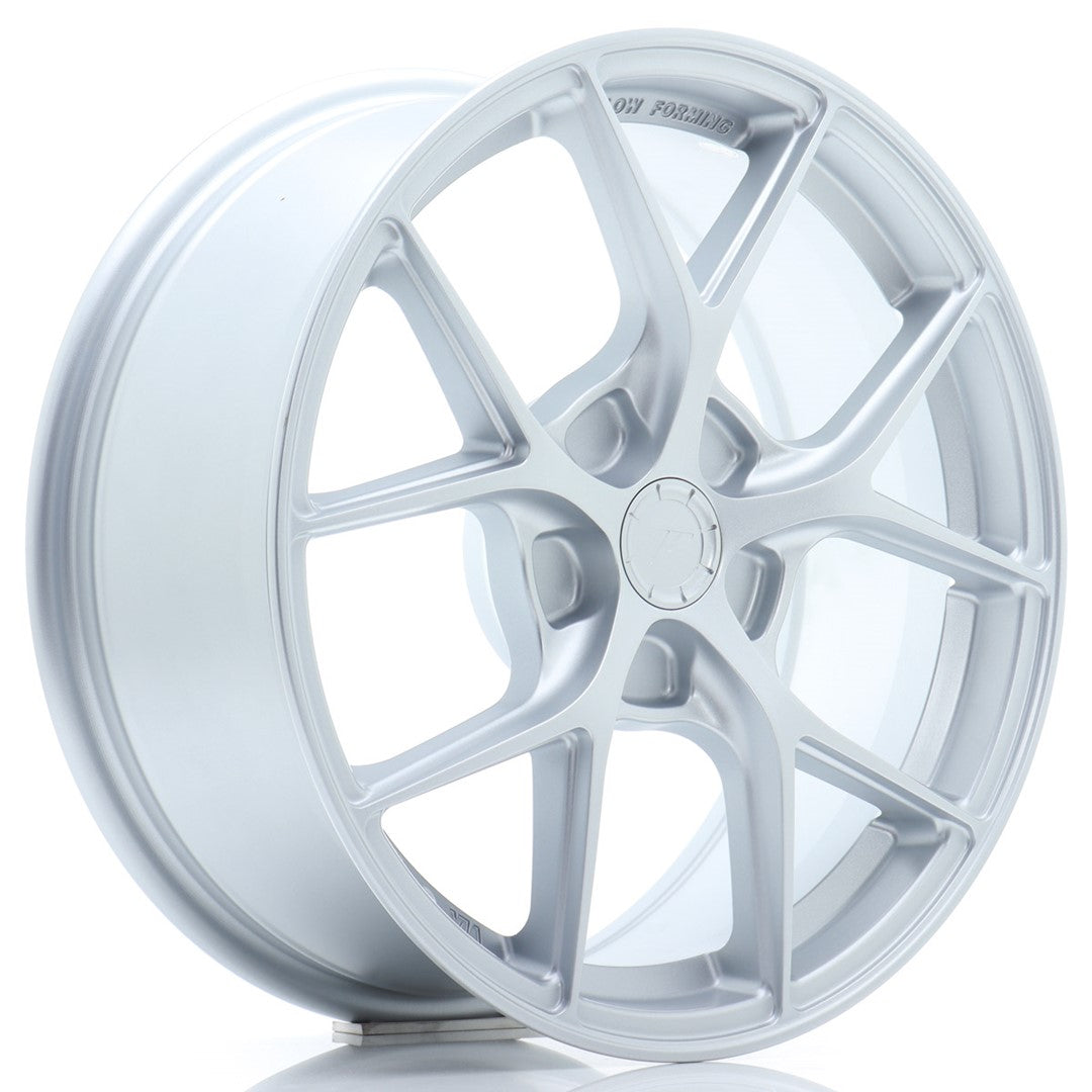 JR Wheels SL011770F15X2072MS - SL01 17x7 ET20-40 5H BLANK Matt Silver