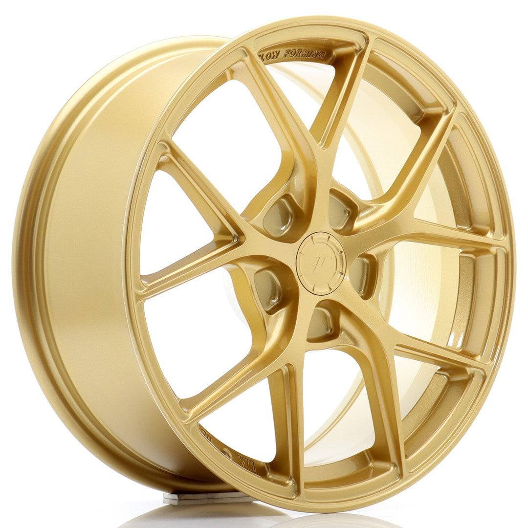 JR Wheels SL011770F15X2072GD - SL01 17x7 ET20-40 5H BLANK Gold