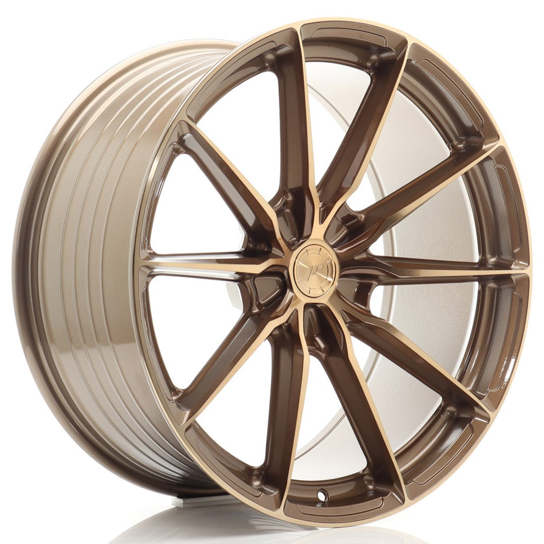 JR Wheels JR3721105F25X1074BZP - JR37 21x10,5 ET10-46 5H BLANK Platinum Bronze