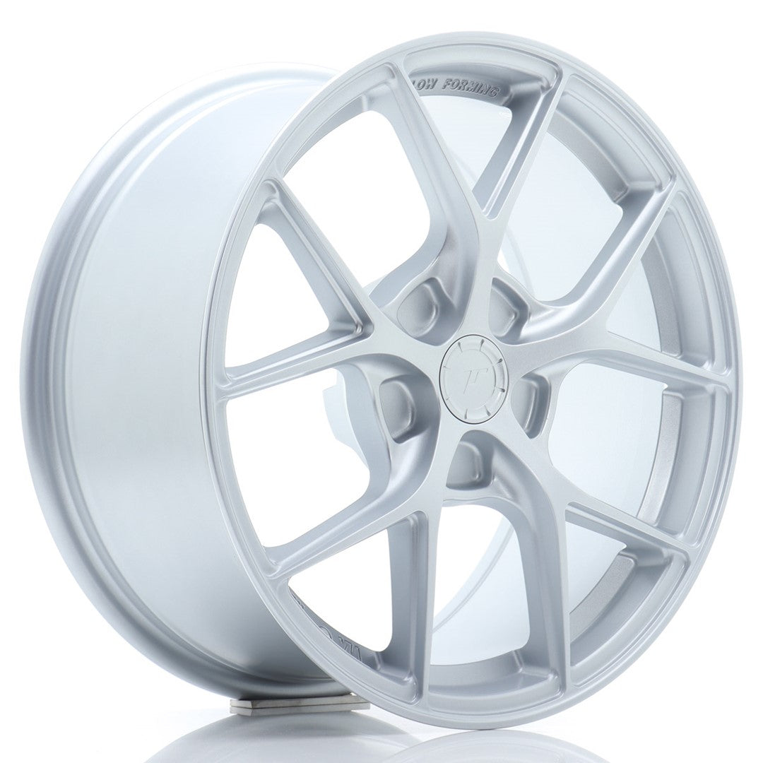 JR Wheels SL011790F15X2072MS JR Wheels SL01 17x9 ET20-50 5H BLANK Matt Silver