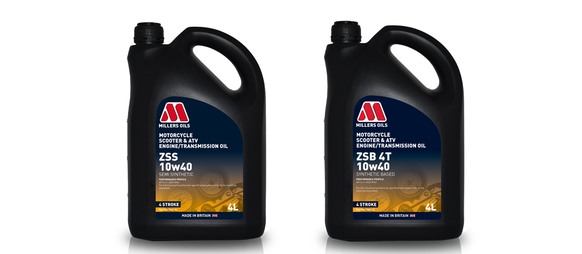 Millers Oils 7986 ZSB 4T 10w40 Semi Synthetic Engine/Transmission Oil (Previously ZSS 10w40)