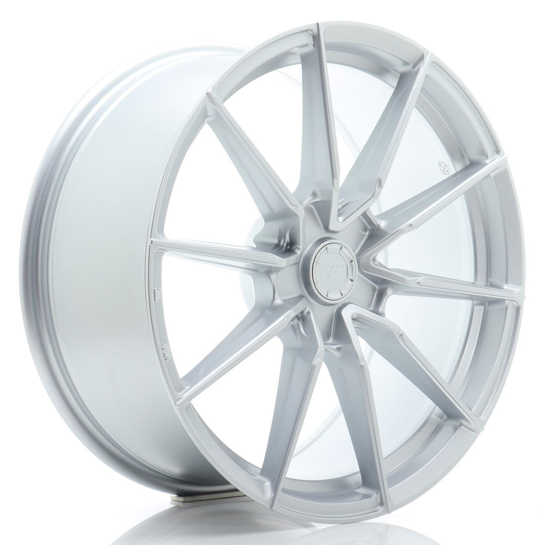 JR Wheels SL021980F15X2072MS JR Wheels SL02 19x8 ET20-40 5H BLANK Matt Silver