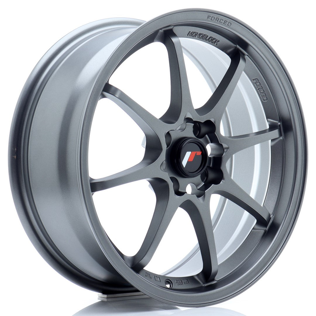 JR Wheels JR517704H3867GMM - JR5 17x7 ET38 4x100 Matt Gun Metal