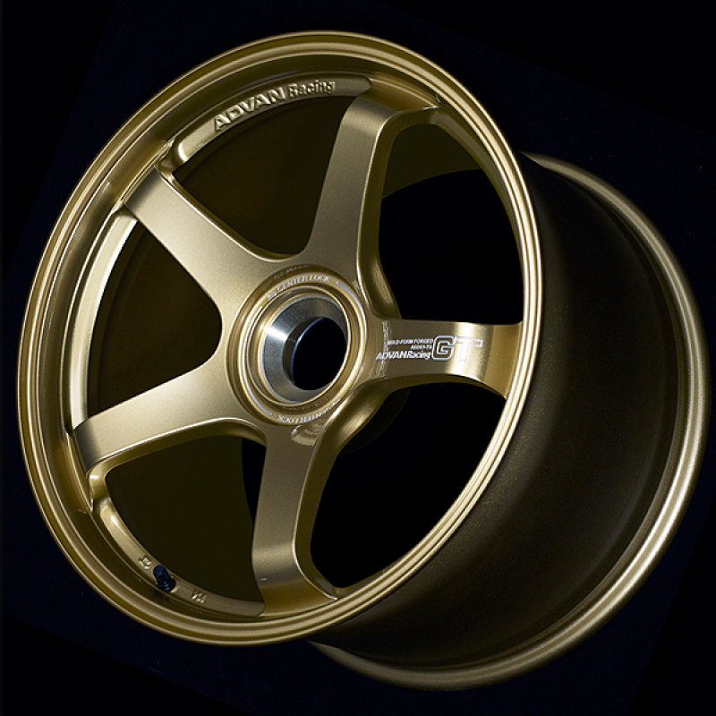 Advan GT for Porsche 21x9.5 / +59 Offset / 5x130 / 71.8mm Bore / Racing Brass Gold
