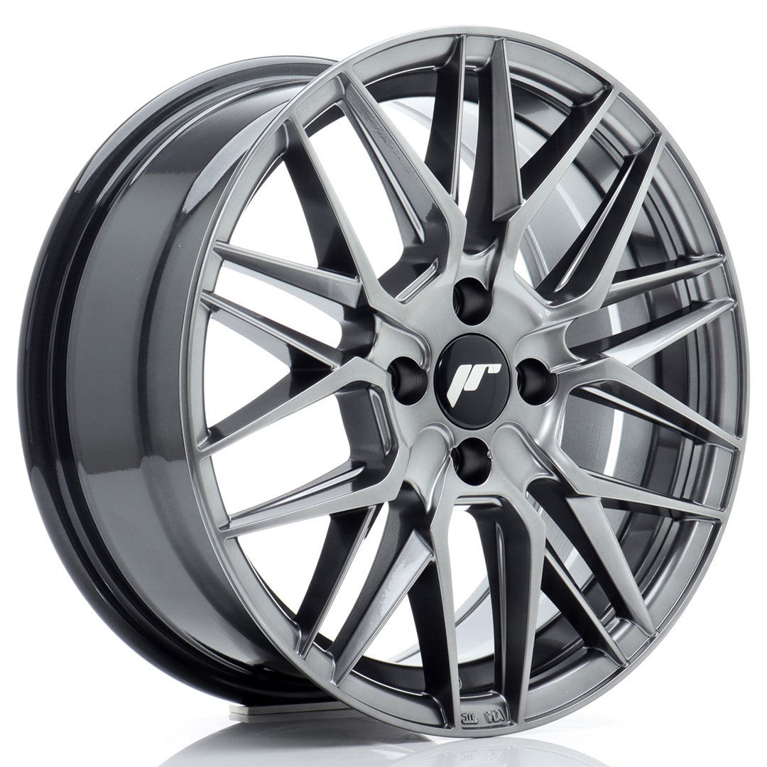 JR Wheels JR2816704F2565HB - JR28 16x7 ET25 4x108 Hyper Black