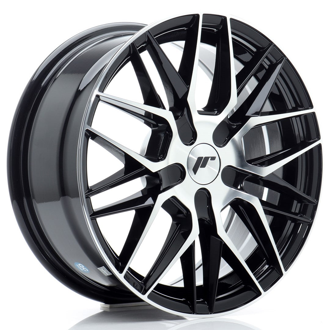 JR Wheels JR281670XX2072GBM - JR28 16x7 ET20-40 BLANK Gloss Black Machined Face
