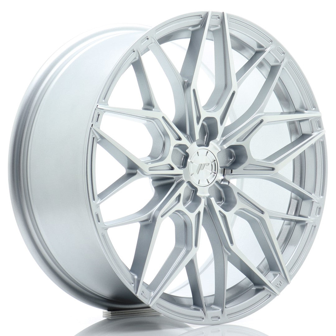 JR Wheels JR461880F15X2072SM - JR46 18x8 ET20-45 5H BLANK Silver w/ Machined Face