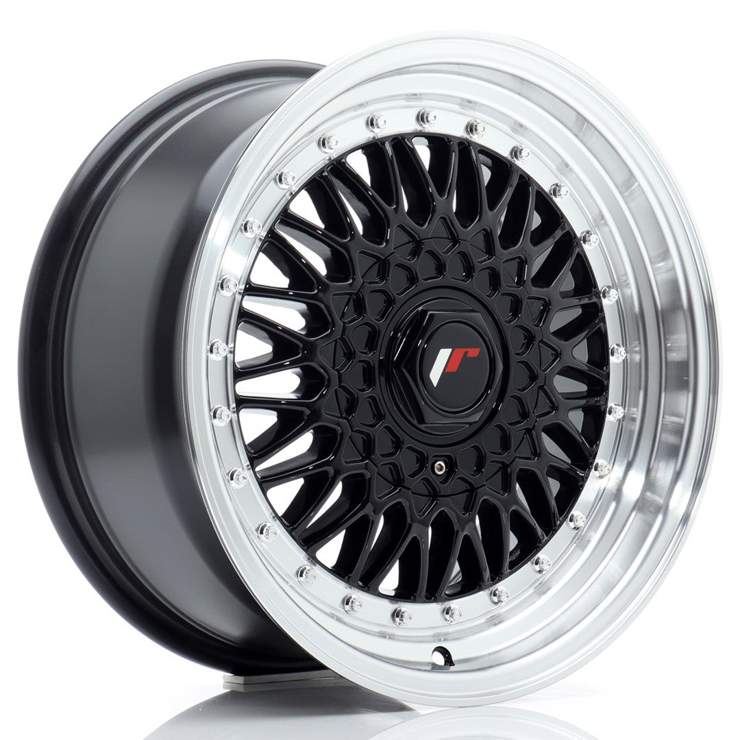 JR Wheels JR91675142574GB JR Wheels JR9 16x7,5 ET25 4x100/108 Gloss Black w/ Machined Lip