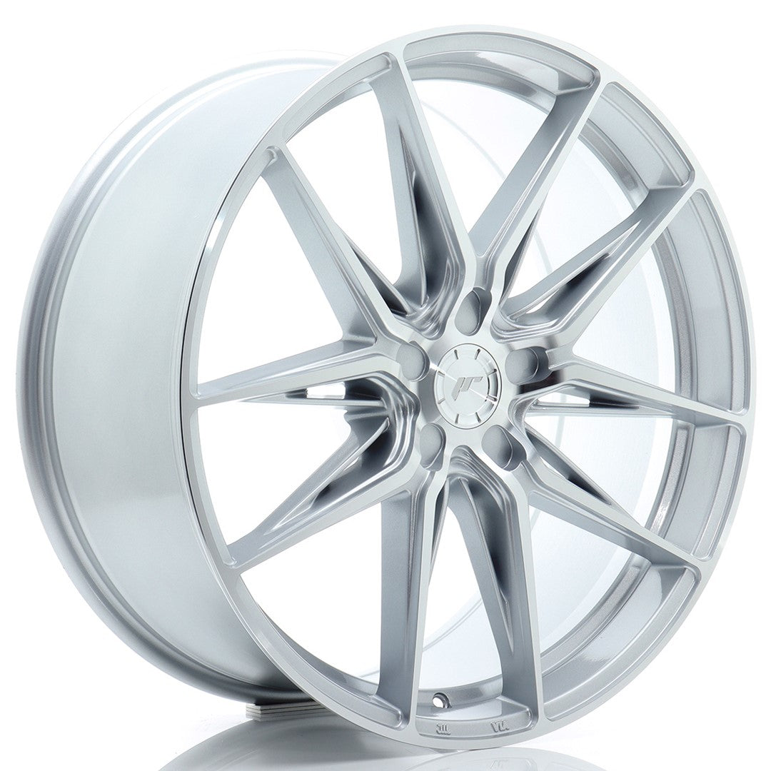 JR Wheels JR442195F15X2074SM - JR44 21x9,5 ET20-45 5H BLANK Silver w/ Machined Face
