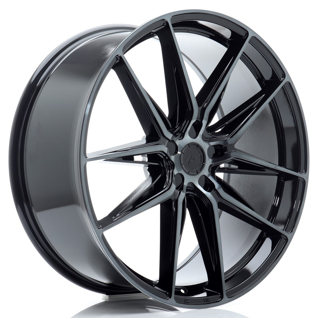 JR Wheels JR442290F15X1574BMTF - JR44 22x9 ET15-35 5H BLANK Black Machined w/ Tinted Face