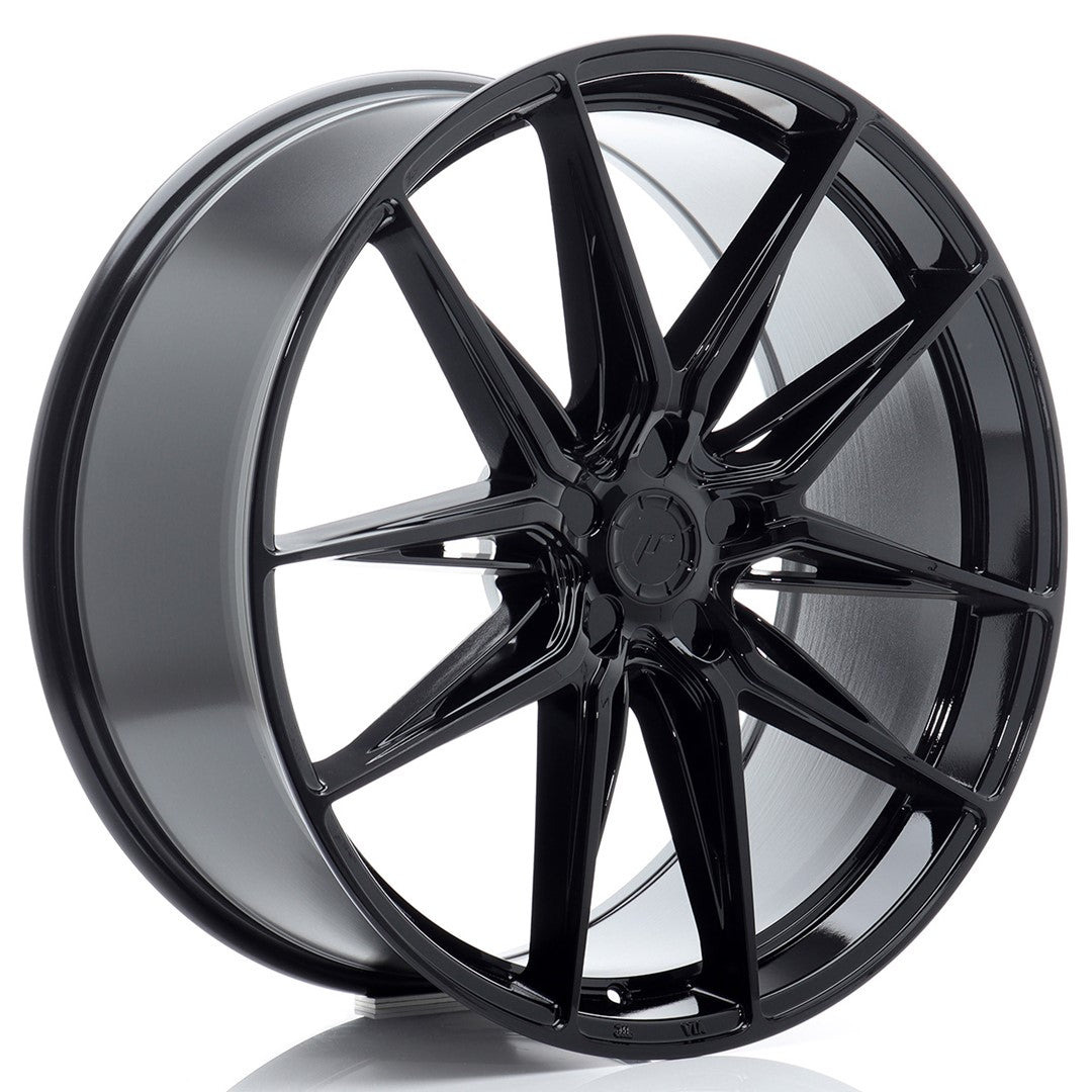 JR Wheels JR442210F15X2074GB JR Wheels JR44 22x10 ET20-46 5H BLANK Gloss Black