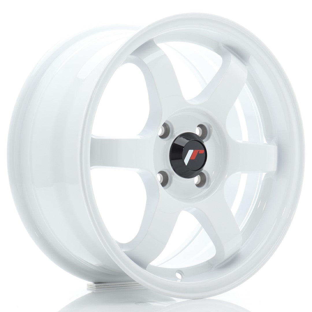 JR Wheels JR315704H2567W1 - JR3 15x7 ET25 4x100 White