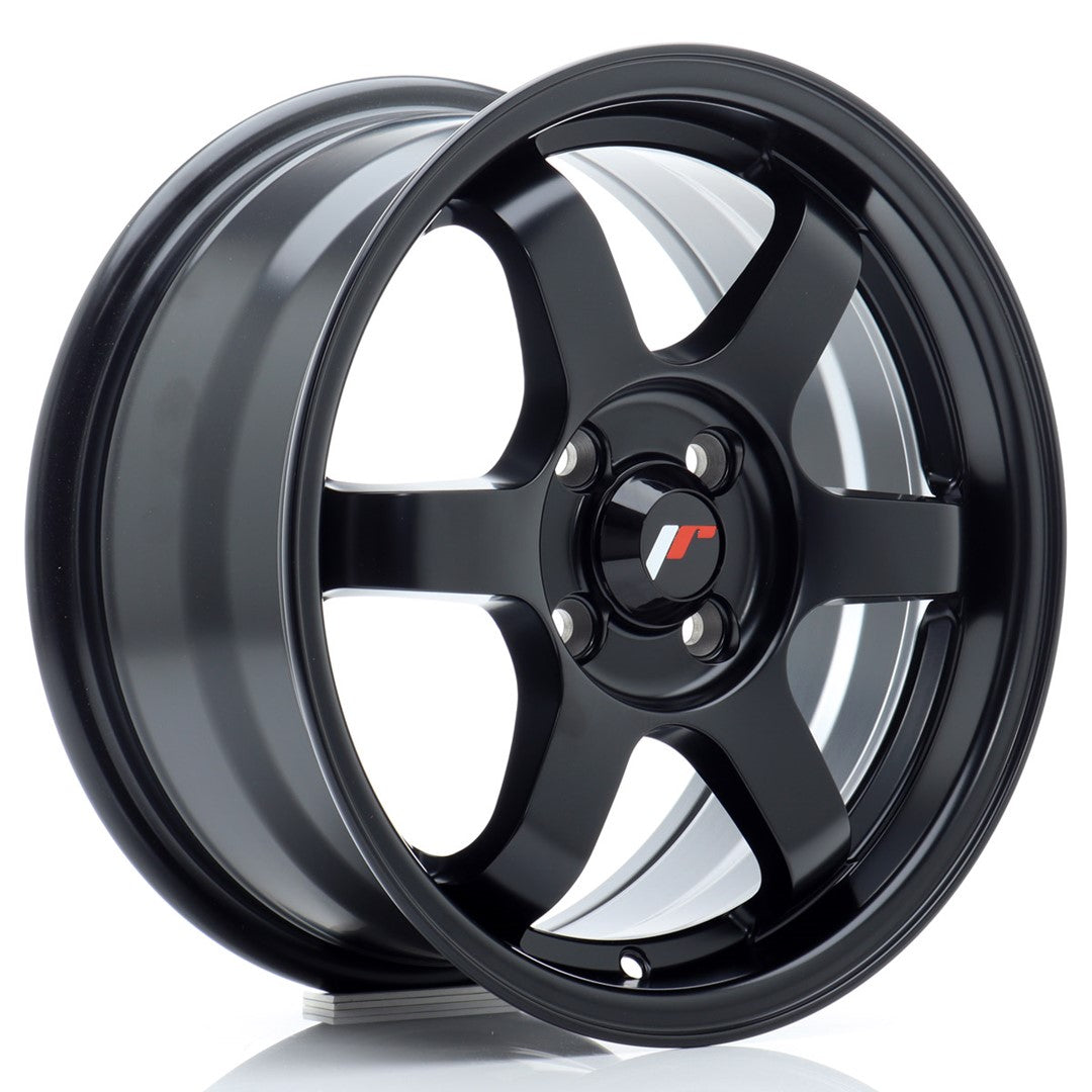 JR Wheels JR315704F2565BF1 - JR3 15x7 ET25 4x108 Matt Black