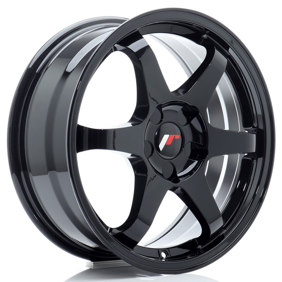 JR Wheels JR317705X2072GB - JR3 17x7 ET20-42 5H BLANK Gloss Black