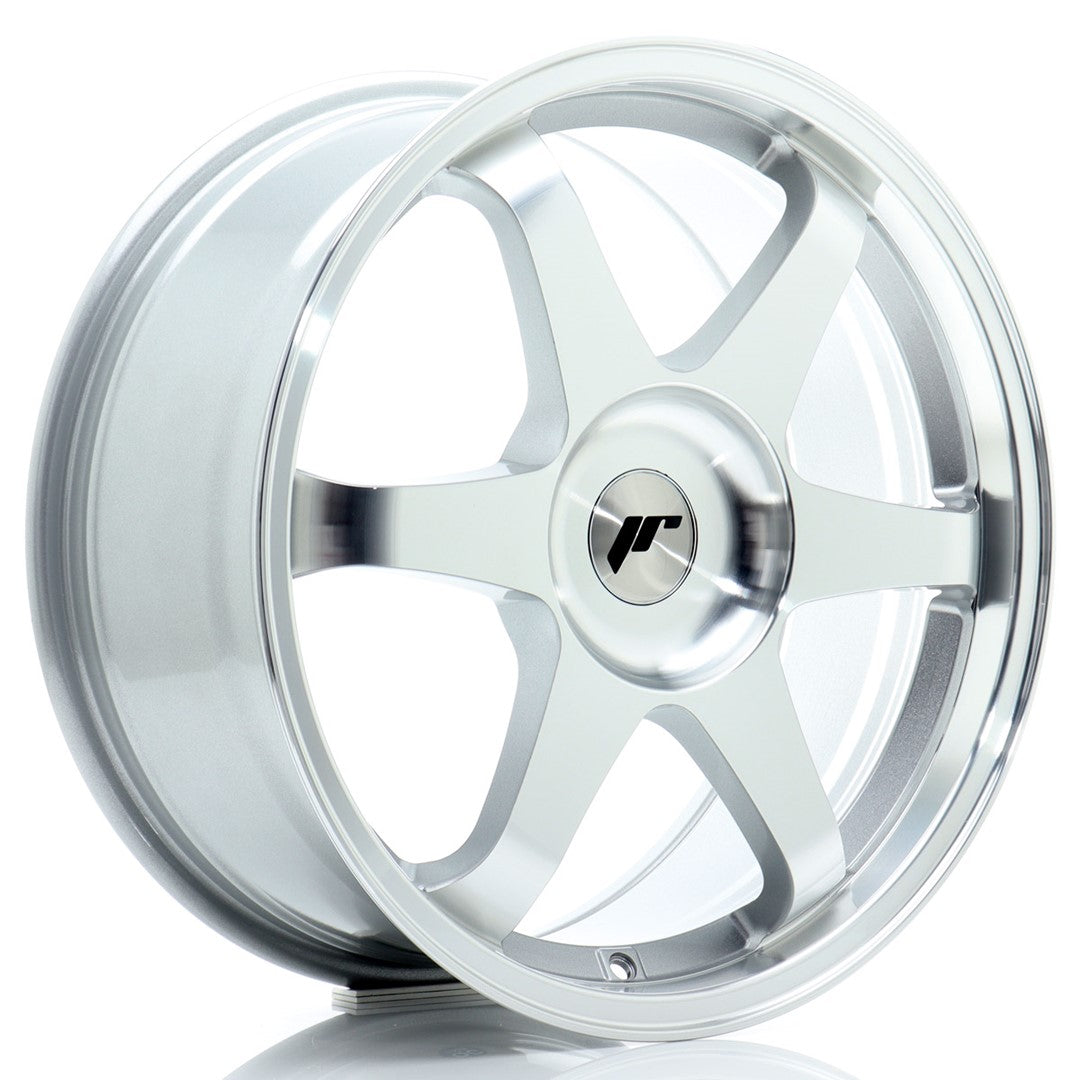 JR Wheels JR31880XX2072SM1 - JR3 18x8 ET20-45 BLANK Silver Machined Face
