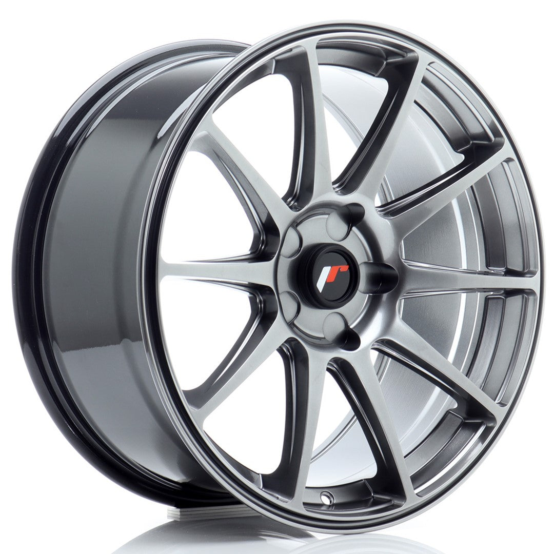 JR Wheels JR1118855X2072HB - JR11 18x8,5 ET20-40 5H BLANK Hyper Black