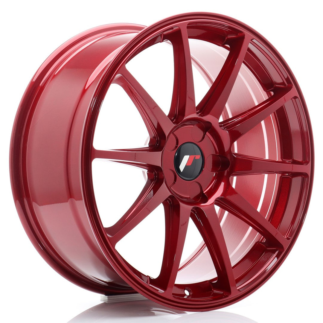 JR Wheels JR1119855X2072RP3 - JR11 19x8,5 ET20-42 5H BLANK Platinum Red