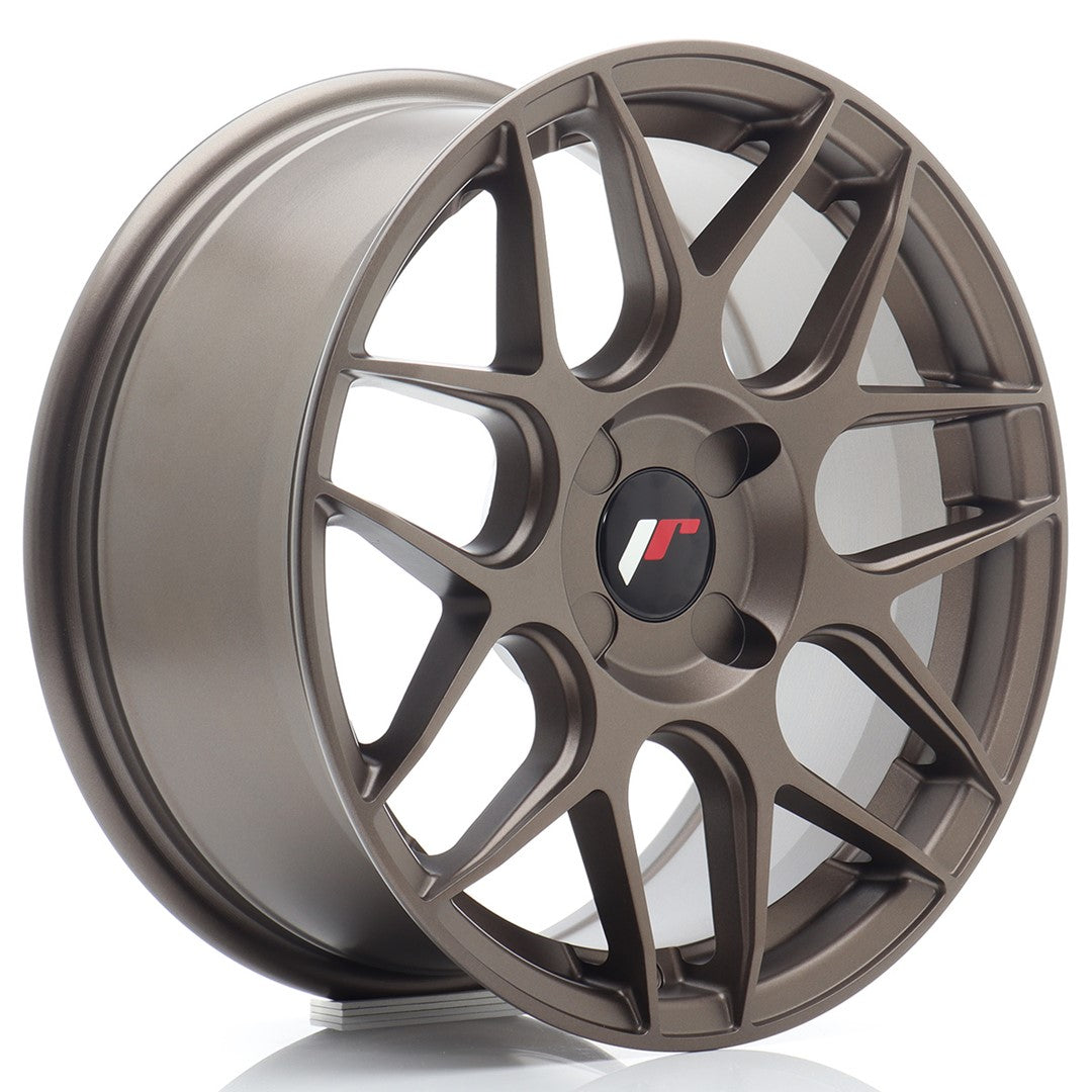 JR Wheels JR181670F14X2067MBZ1 - JR18 16x7 ET20-35 4H BLANK Bronze