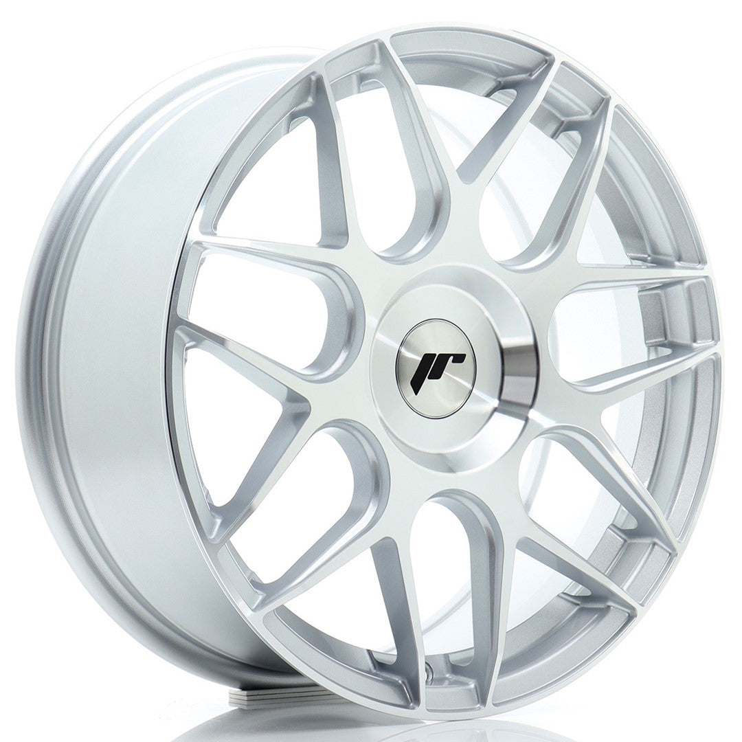 JR Wheels JR181770F1XX2067SM1 JR Wheels JR18 17x7 ET20-40 BLANK Silver Machined Face