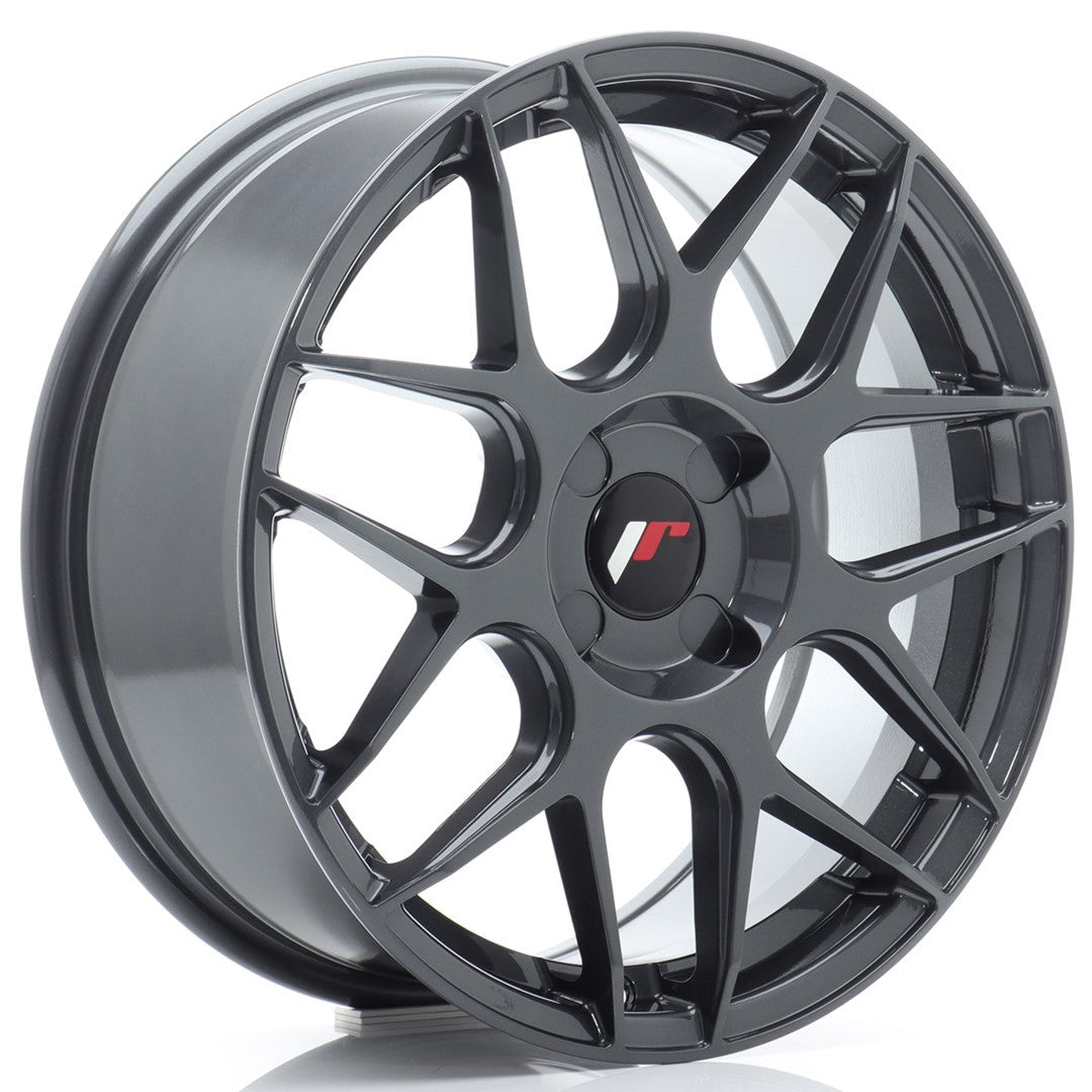 JR Wheels JR181770F14X2067HG1 - JR18 17x7 ET20-40 4H BLANK Hyper Gray