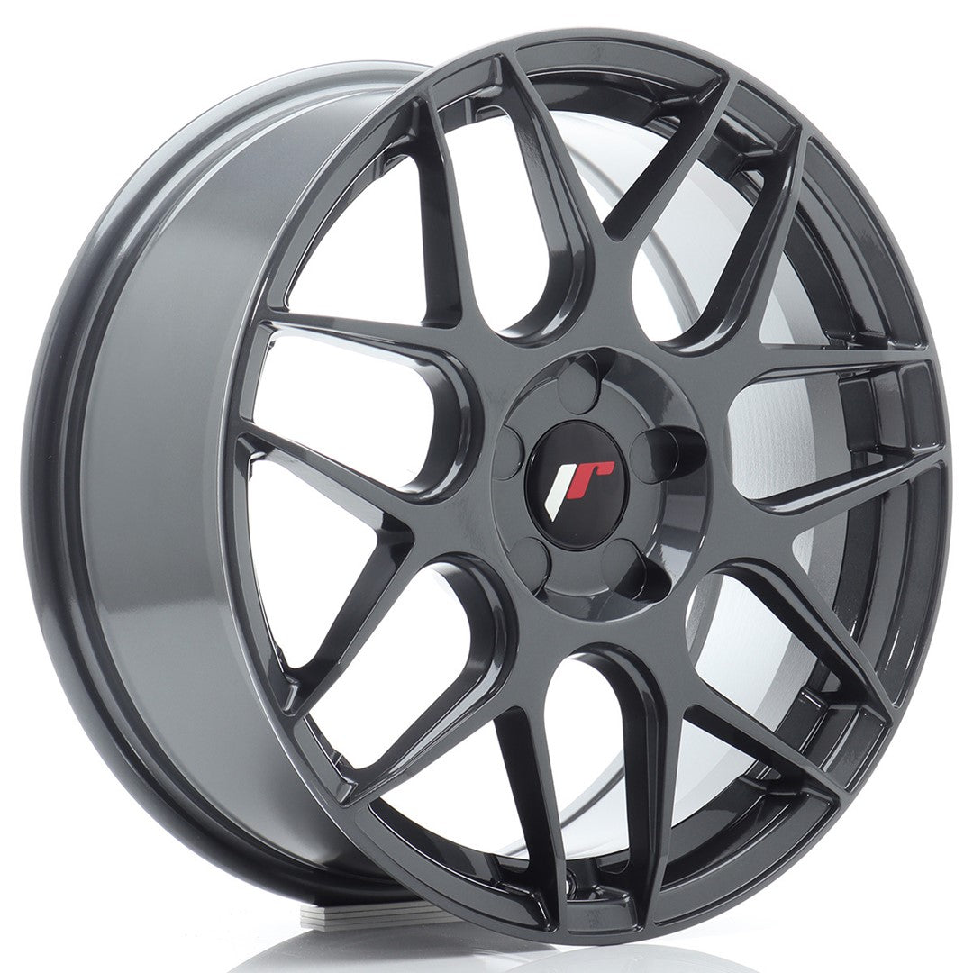 JR Wheels JR181770F15X2067HG1 - JR18 17x7 ET20-40 5H BLANK Hyper Gray