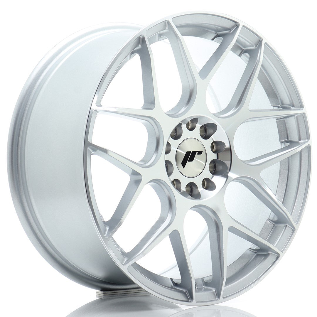 JR Wheels JR181885F2ML4572SM1 - JR18 18x8,5 ET45 5x112/114 Silver Machined Face