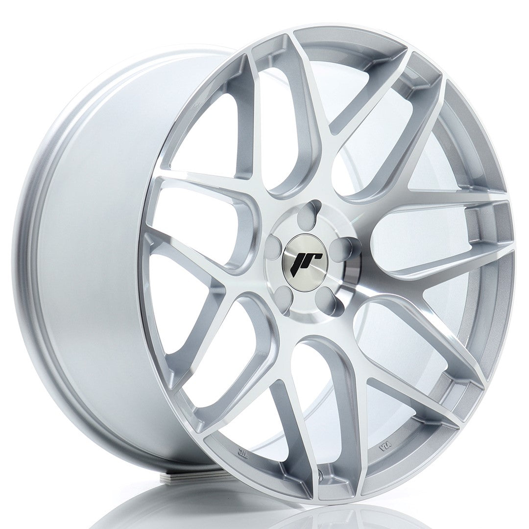 JR Wheels JR182010F25X2072SM1 JR Wheels JR18 20x10 ET20-40 5H BLANK Silver Machined Face