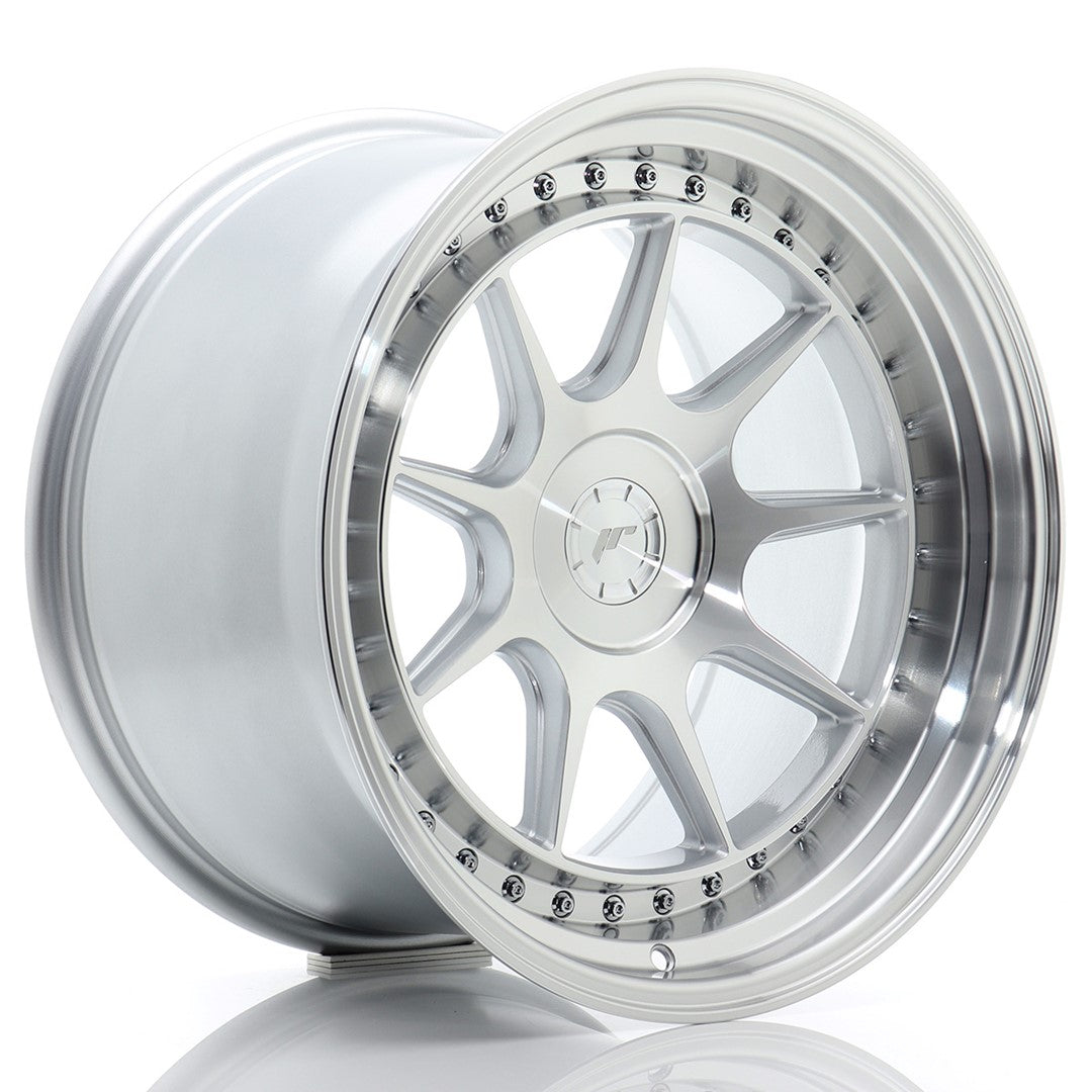 JR Wheels JR4718105F35X1572SM - JR47 18x10,5 ET15-22 5H BLANK Silver Machined Face