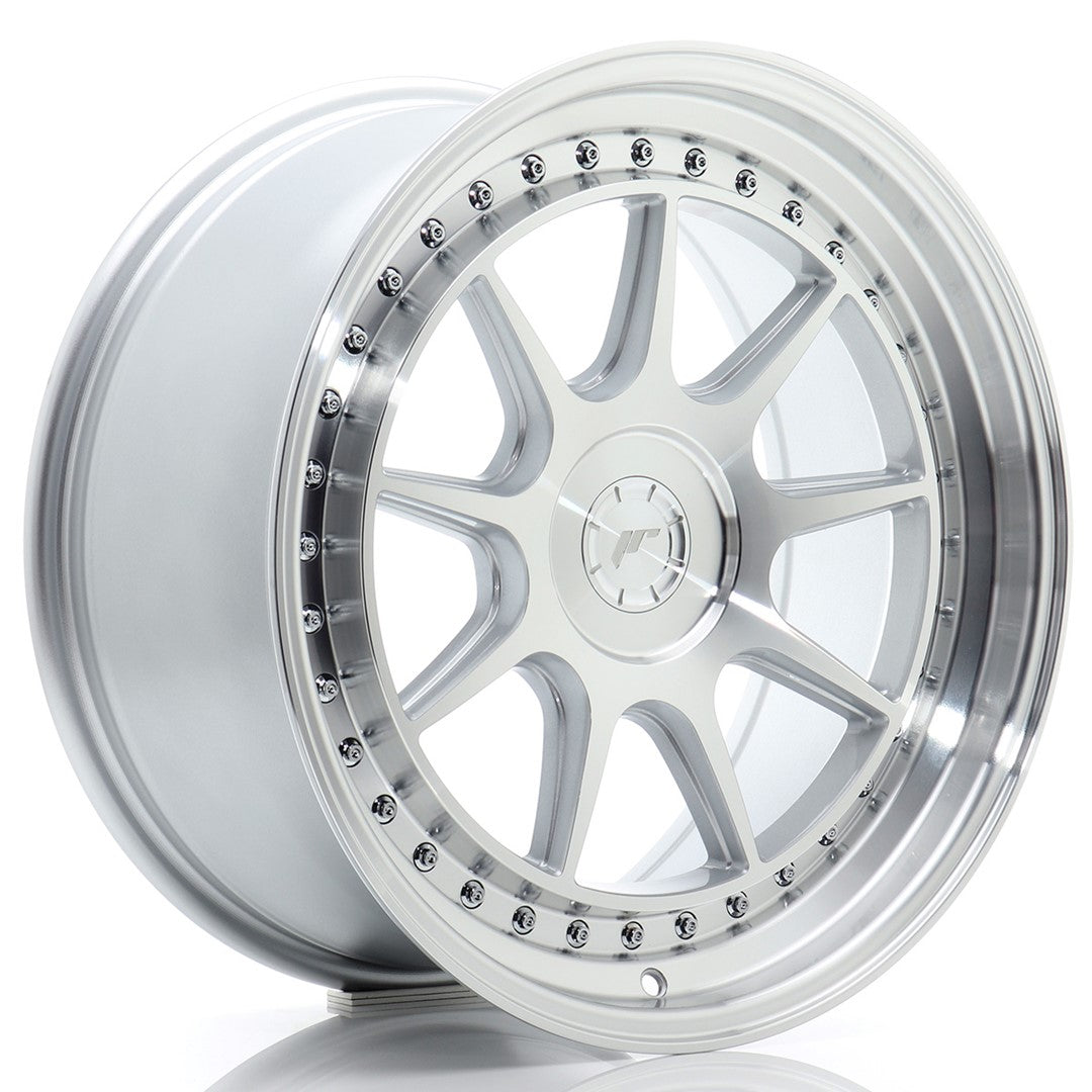 JR Wheels JR471885F15X1572SM - JR47 18x8,5 ET15-35 5H BLANK Silver Machined Face