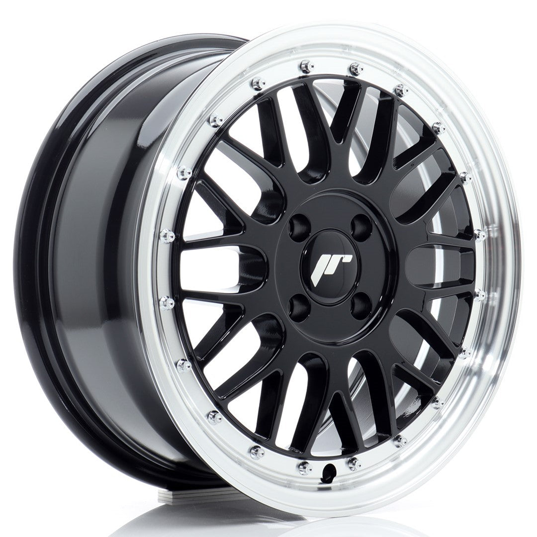 JR Wheels JR2316704H4067GB1 - JR23 16x7 ET40 4x100 Gloss Black w/ Machined Lip