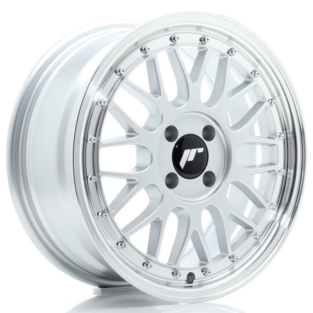 JR Wheels JR2316704H4067HS2 - JR23 16x7 ET40 4x100 Hyper Silver w/ Machined Lip