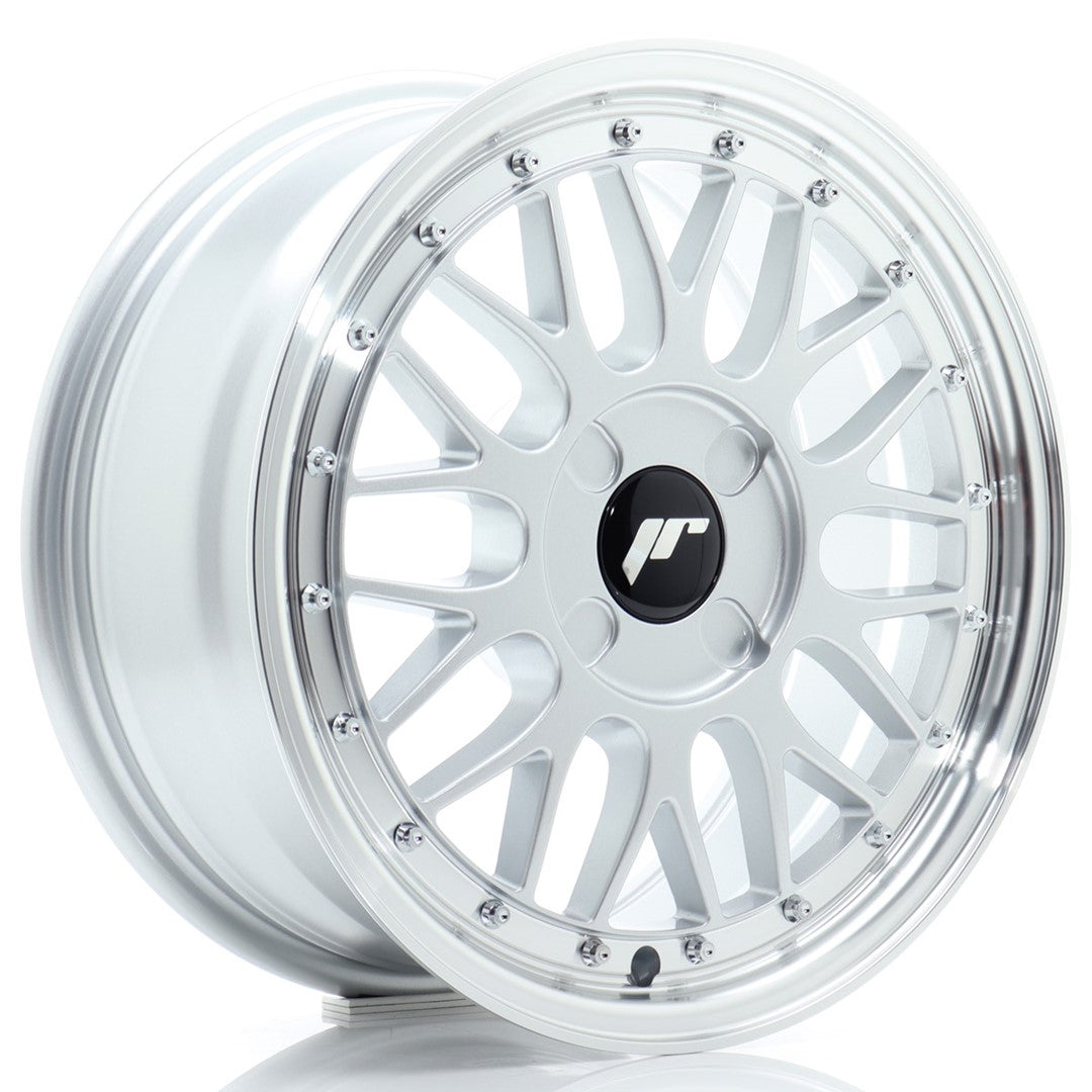 JR Wheels JR2316704X2067HS2 - JR23 16x7 ET20-45 4H BLANK Hyper Silver w/ Machined Lip