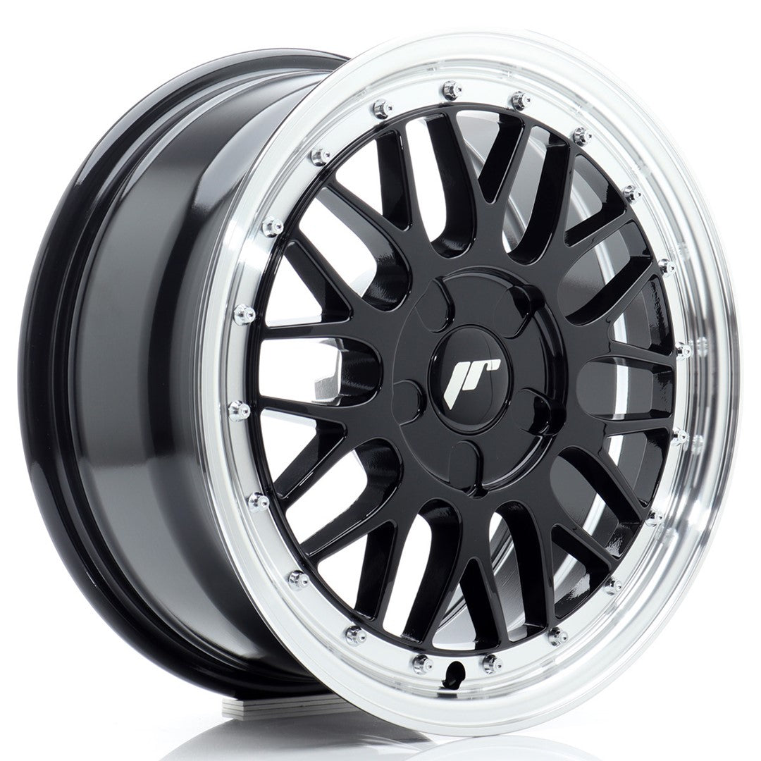 JR Wheels JR2316705X2072GB1 - JR23 16x7 ET20-45 5H BLANK Gloss Black w/ Machined Lip