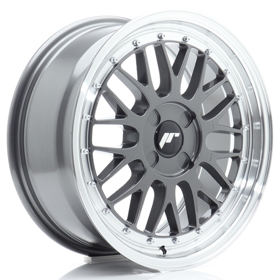 JR Wheels JR231775F14X2067HG1 - JR23 17x7,5 ET20-40 4H BLANK Hyper Gray w/ Machined Lip