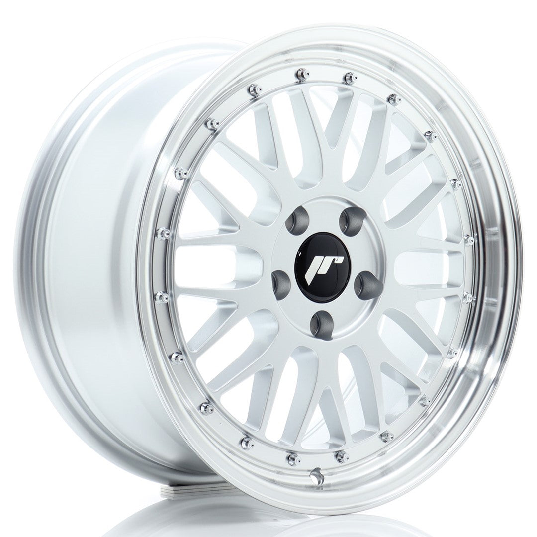 JR Wheels JR231780F15K3557HS2 - JR23 17x8 ET35 5x100 Hyper Silver w/ Machined Lip