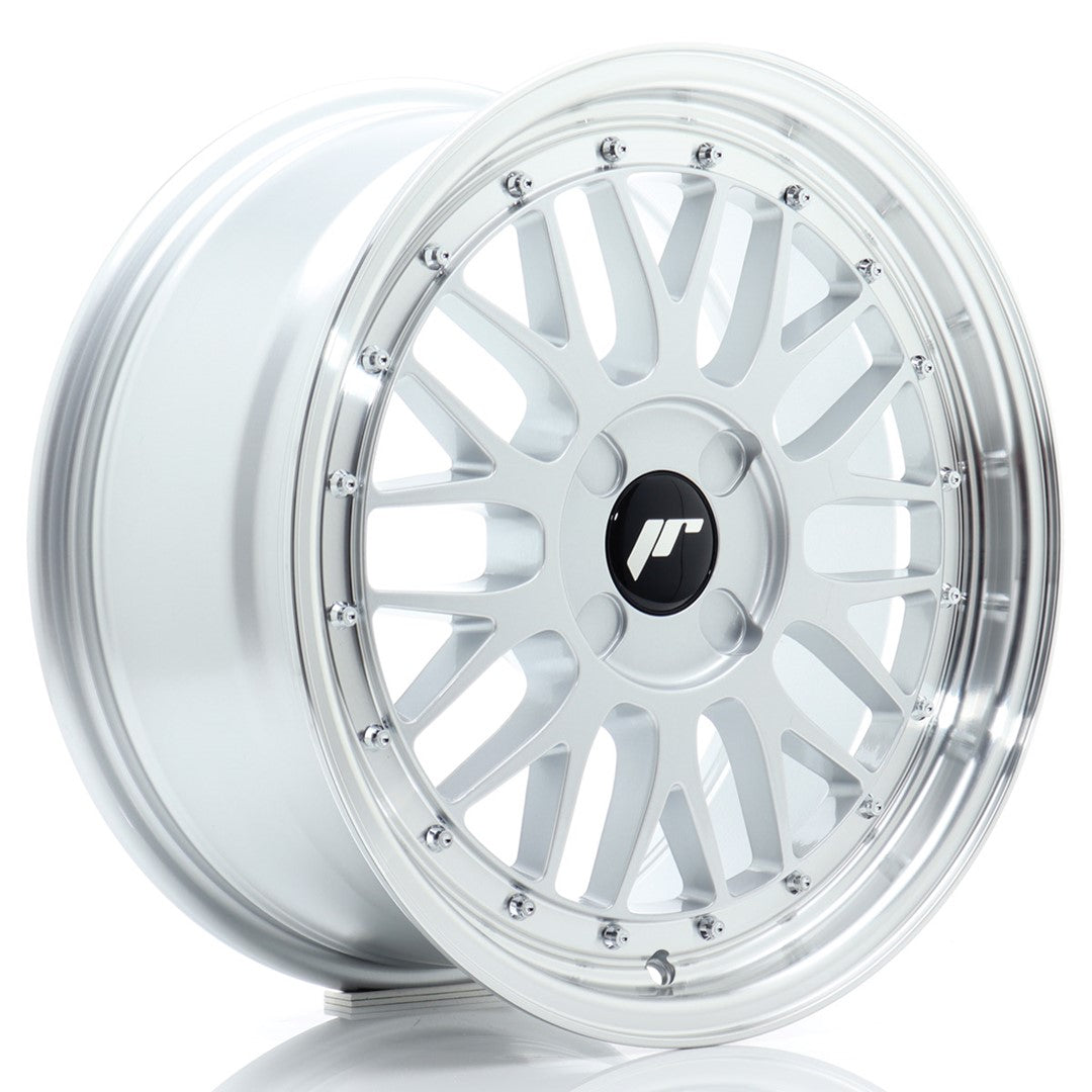 JR Wheels JR231780F14X2067HS2 - JR23 17x8 ET20-45 4H BLANK Hyper Silver w/ Machined Lip