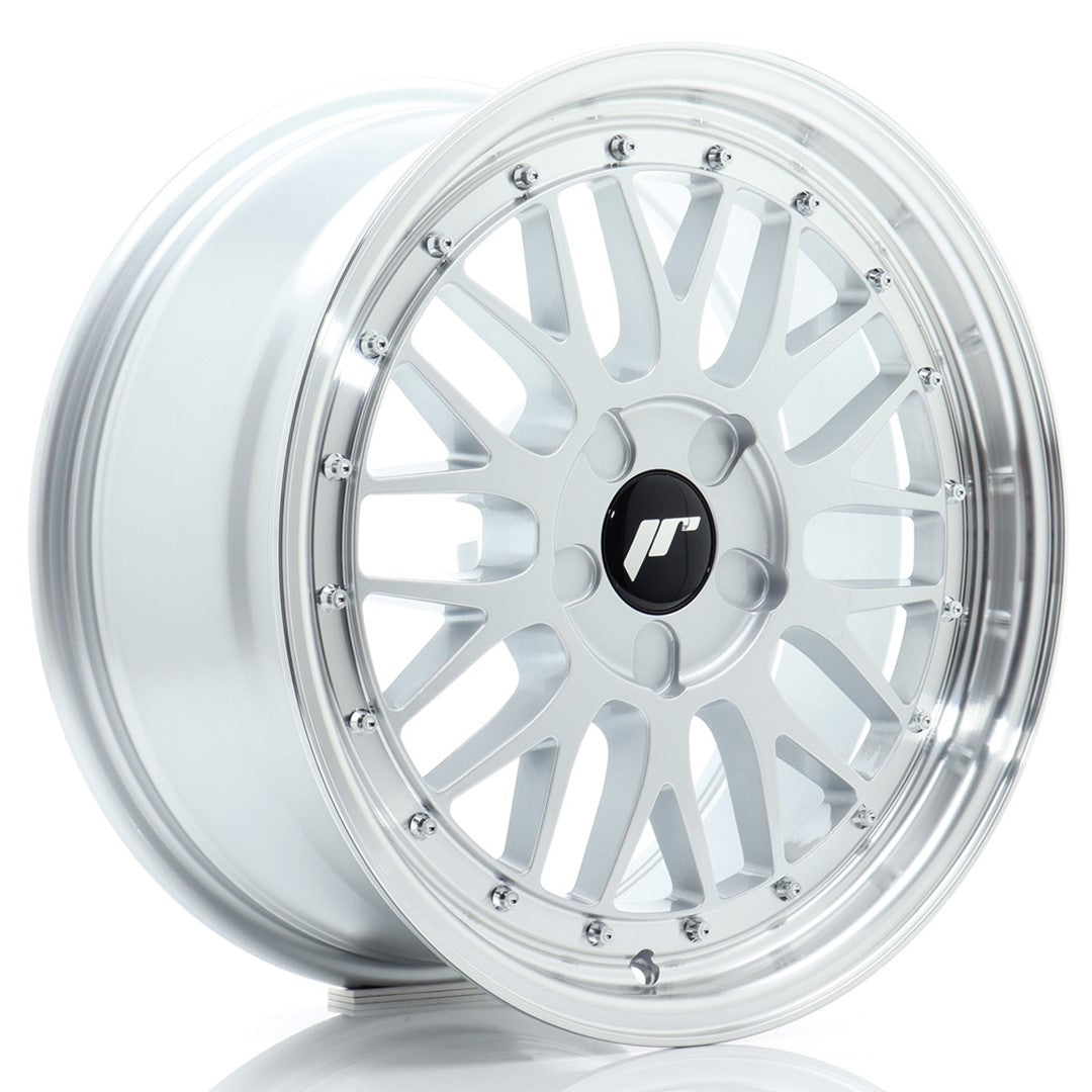 JR Wheels JR231780F15X2072HS2 - JR23 17x8 ET20-45 5H BLANK Hyper Silver w/ Machined Lip