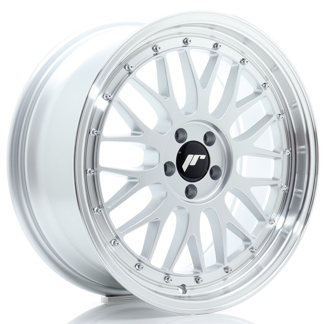 JR Wheels JR231880F15K3557HS2 - JR23 18x8 ET35 5x100 Hyper Silver w/ Machined Lip