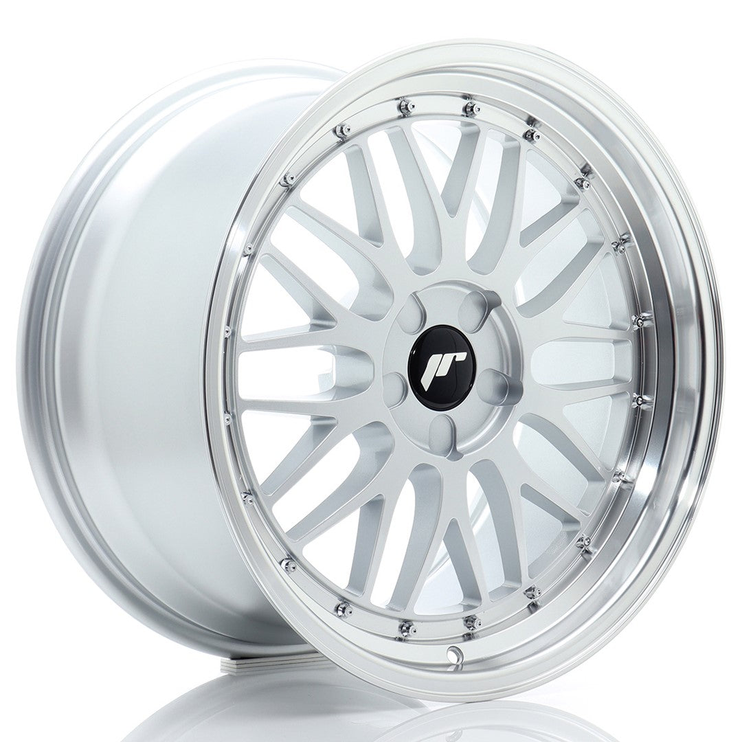 JR Wheels JR231910F25X2072HS2 - JR23 19x10 ET20-51 5H BLANK Hyper Silver w/ Machined Lip