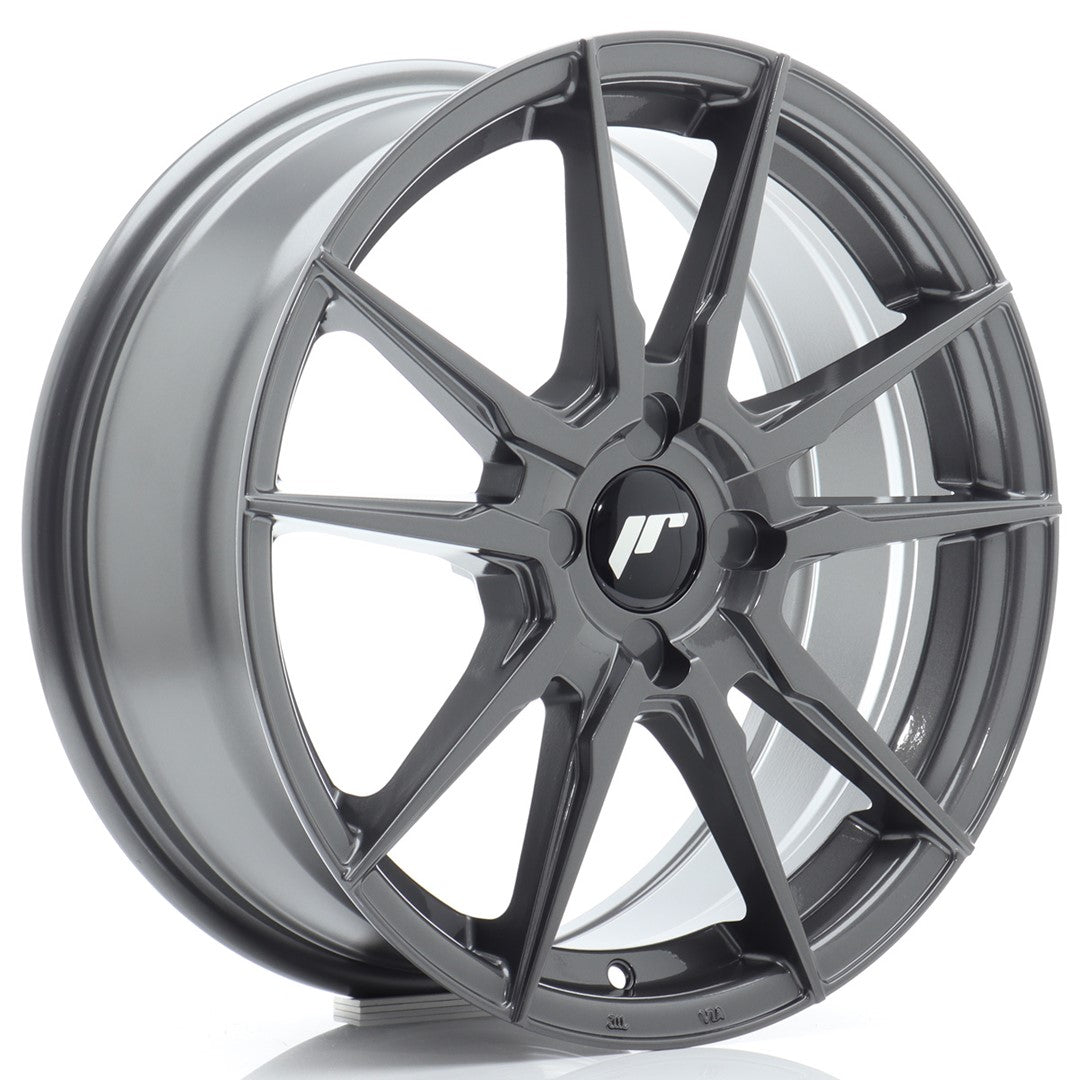 JR Wheels JR211770F14X2067HG1 - JR21 17x7 ET20-40 4H BLANK Hyper Gray