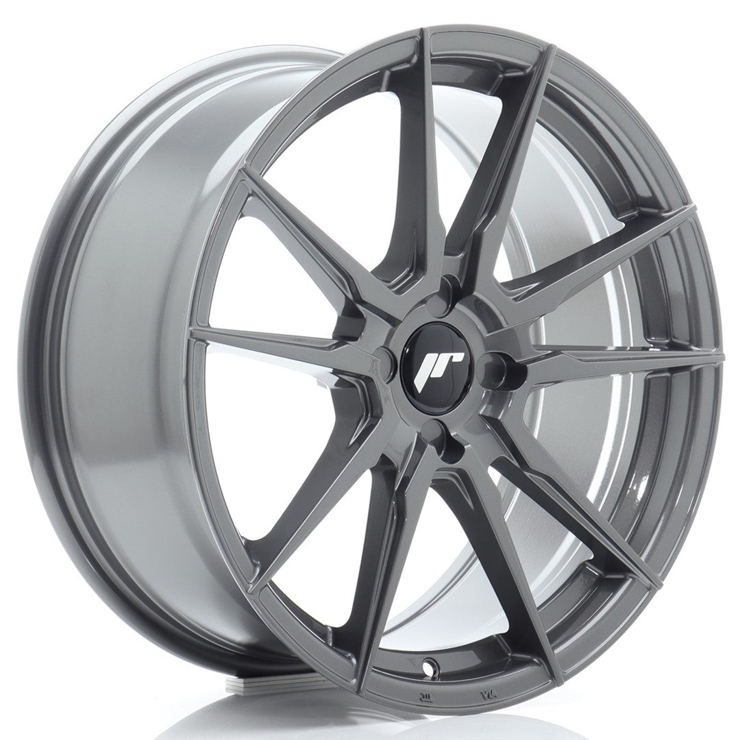 JR Wheels JR211880F14X2067HG1 JR Wheels JR21 18x8 ET20-40 4H BLANK Hyper Gray