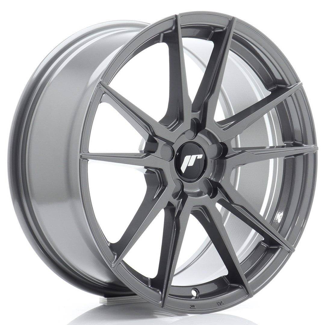 JR Wheels JR211880F15X2072HG1 - JR21 18x8 ET20-40 5H BLANK Hyper Gray