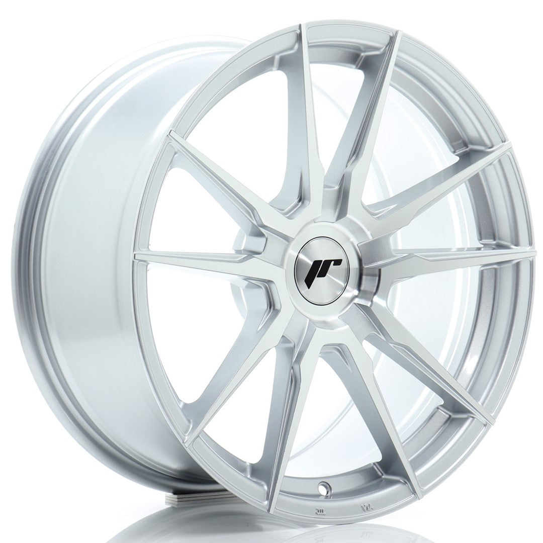 JR Wheels JR211880F1XX2072SM1 - JR21 18x8 ET20-40 BLANK Silver Machined Face