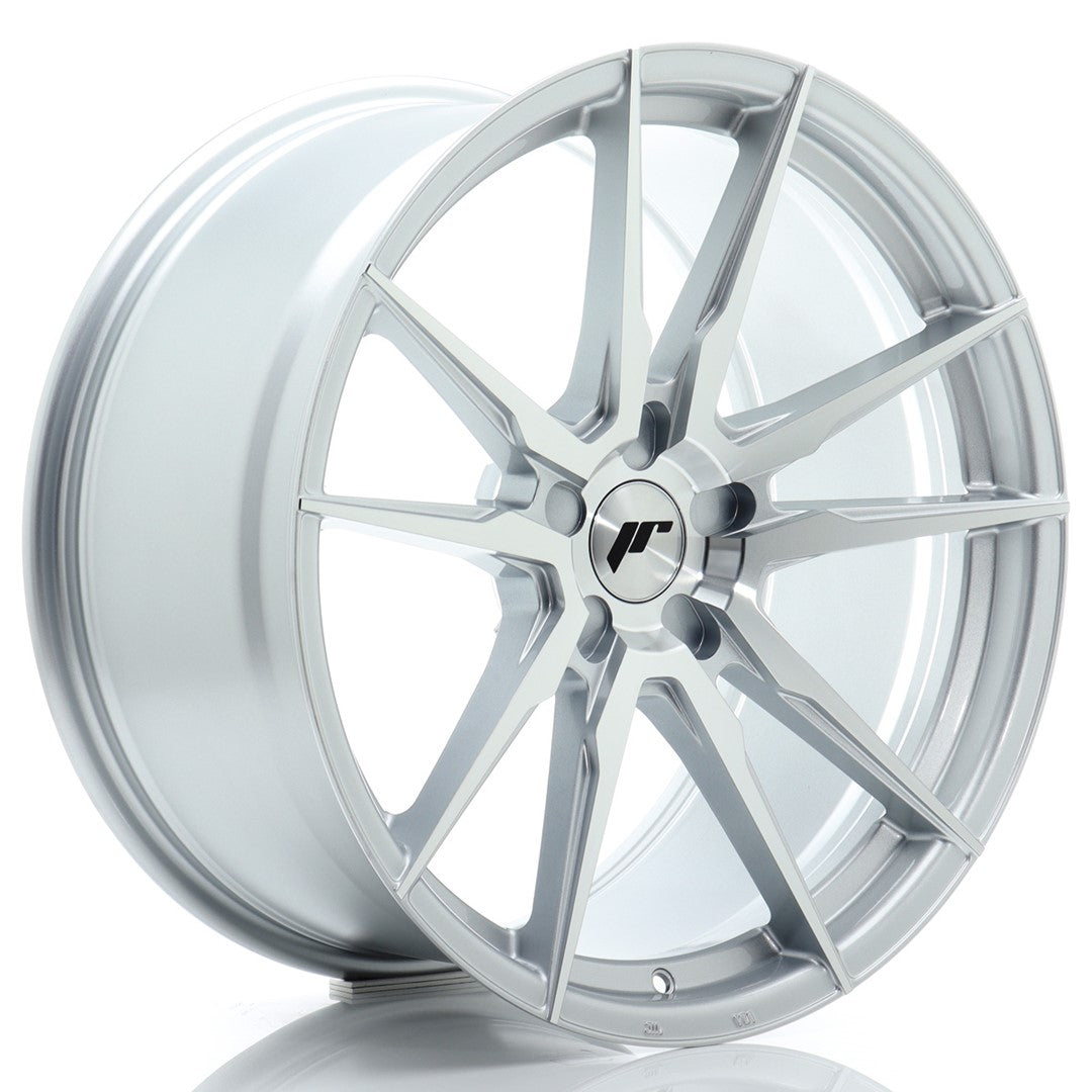 JR Wheels JR212090F25X2072SM1 - JR21 20x9 ET20-35 5H BLANK Silver Machined Face