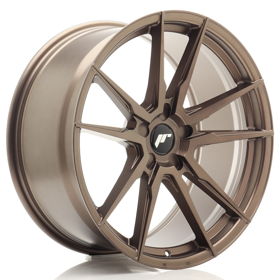 JR Wheels JR212010F25X2072MBZ1 JR Wheels JR21 20x10 ET20-48 5H BLANK Matt Bronze